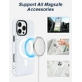 thumbnail image 2 of Compatible with MagSafe Polka Dot Case for iPhone 16 Pro Max, Cute Aesthetic Polka Dots Magnetic Phone Case, Soft TPU and Hard PC Protective Phone Cover for Women Girls - Polka Dot, 2 of 7