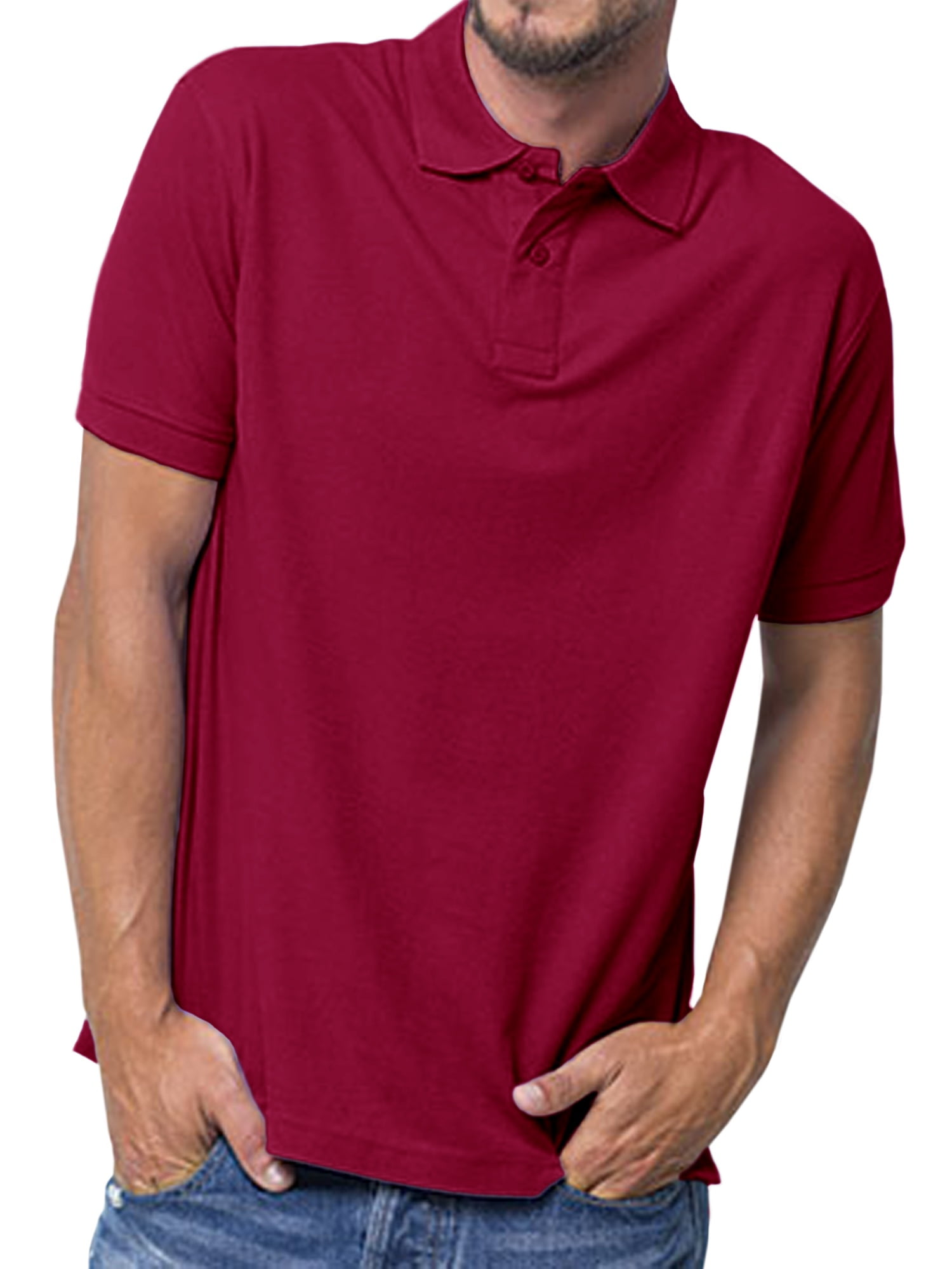 Cotton Short Sleeve Golf Polo Shirts 