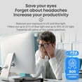 Blue Light Blocking Screen Protector Panel For 27 Inch Diagonal Led Pc Monitor AntiUv Eye