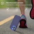 thumbnail image 5 of Entronix Heavy Duty Case Compatible with iPhone 12 Pro Max, Shockproof Hard Cover, Navy Blue, 5 of 7