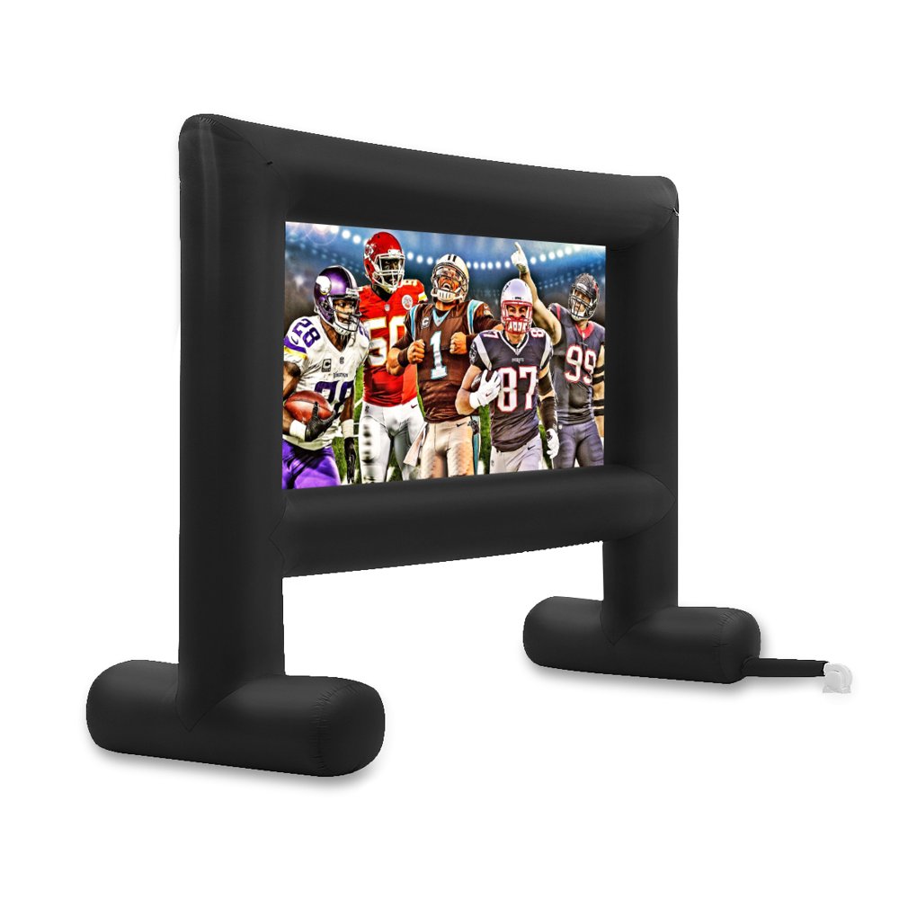 XtremepowerUS 14ft Inflatable Outdoor Movie Projector Screen with