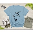 thumbnail image 6 of Wild Goat Animal Horn Livestock Silhouette Capricorn T-shirt Goat Lover Shirt Farm Animal Goat Gift Tshirt Farm Life Animal Lover Shirt, 6 of 7