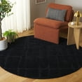 thumbnail image 2 of SAFAVIEH Rodeo Drive Sandford Geometric Area Rug, Black, 6' x 6' Round, 2 of 7