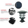thumbnail image 4 of Lámpara De Cabeza De Columna Solar Sin Cableado Luz De Cerca Solar Luz De Tapa De Poste Impermeable Con 8 Cuentas Led Para Patio Al Aire Libre Methold HA022311-00, 4 of 7