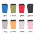 thumbnail image 2 of Double Layer Water Cup Portable Mini Wheat Straw Coffee Cup, 2 of 4
