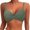 Army Green, variant on Women Underwire Bikini Top Push Up Swim Top Bra - Polyester, Underwire & Adjustable Straps for Enhanced Support