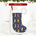 thumbnail image 4 of Fuzoiu Cartoon Dinosaur Print Christmas Stockings, Party Supplies & Kids Gifts,Big Xmas Stockings Decoration for Family Decorations Hanging Ornament for Xmas Holiday Party, 4 of 7
