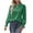 Army Green, variant on qolati Women's Dressy Casual Long Sleeve Shirts 2023 Elegant V Neck Lace Eyelet Puffy Sleeve Tunic T-Shirt Loose Fit Basic Going Out Work Tops