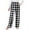 Black, variant on Hiijoy Toddler Girls Plaid Pajama Pants Leisure Loose Straight Trousers Sleepwear Bottoms
