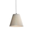 thumbnail image 4 of Golden Lighting Clarus 14in Integrated LED Pendant in White Sandstone Cement, 4 of 7
