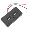 thumbnail image 5 of Panel de carga USB dual para autobús RV, entrada negra de 12 a 24 V, modificación universal impermeable, 5 of 5
