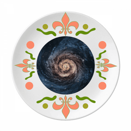 

Whirlpool Nebula Nebula Particles Patterns Flower Ceramics Plate Tableware Dinner Dish