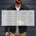 thumbnail image 3 of Hulanddfd Men's Denim Jacket Button Down Turn Down Collar Long Sleeve Casual Trucker Coat with Pockets Vintage Outerwear for Fall Winter Daily Wear Outdoor Travel Streetwear, 3 of 6