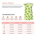 thumbnail image 3 of Qekee Green Peas for Girls Nightgowns, Princess Pajama Dresses for Girls Sleepwear -Medium, 3 of 6