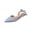 Sky Blue, variant on Flats For Women Stripe Print Slingback Bow Knot Pointed Toe Comfortable Casual Dressy Footwear