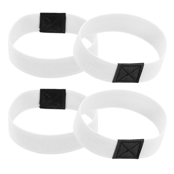 2Pairs High Heels Shoe Straps, Detachable Elastic Anti-Loose Shoe Band for Women High Heels Sandals Slippers, White