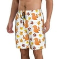 thumbnail image 2 of Pofeuu Cartoon Squirrel Prin Men's Swim Trunks Quick Dry Bathing Suit Swimming Board Shorts Mesh Lining Beach Swimwear-3X-Large, 2 of 6