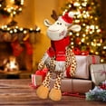 thumbnail image 3 of Multicolor Christmas Reindeer Plush Doll 45cm Festive Home Decor Gift Family-Friendly Cuddly Santa Claus Companion, 3 of 6
