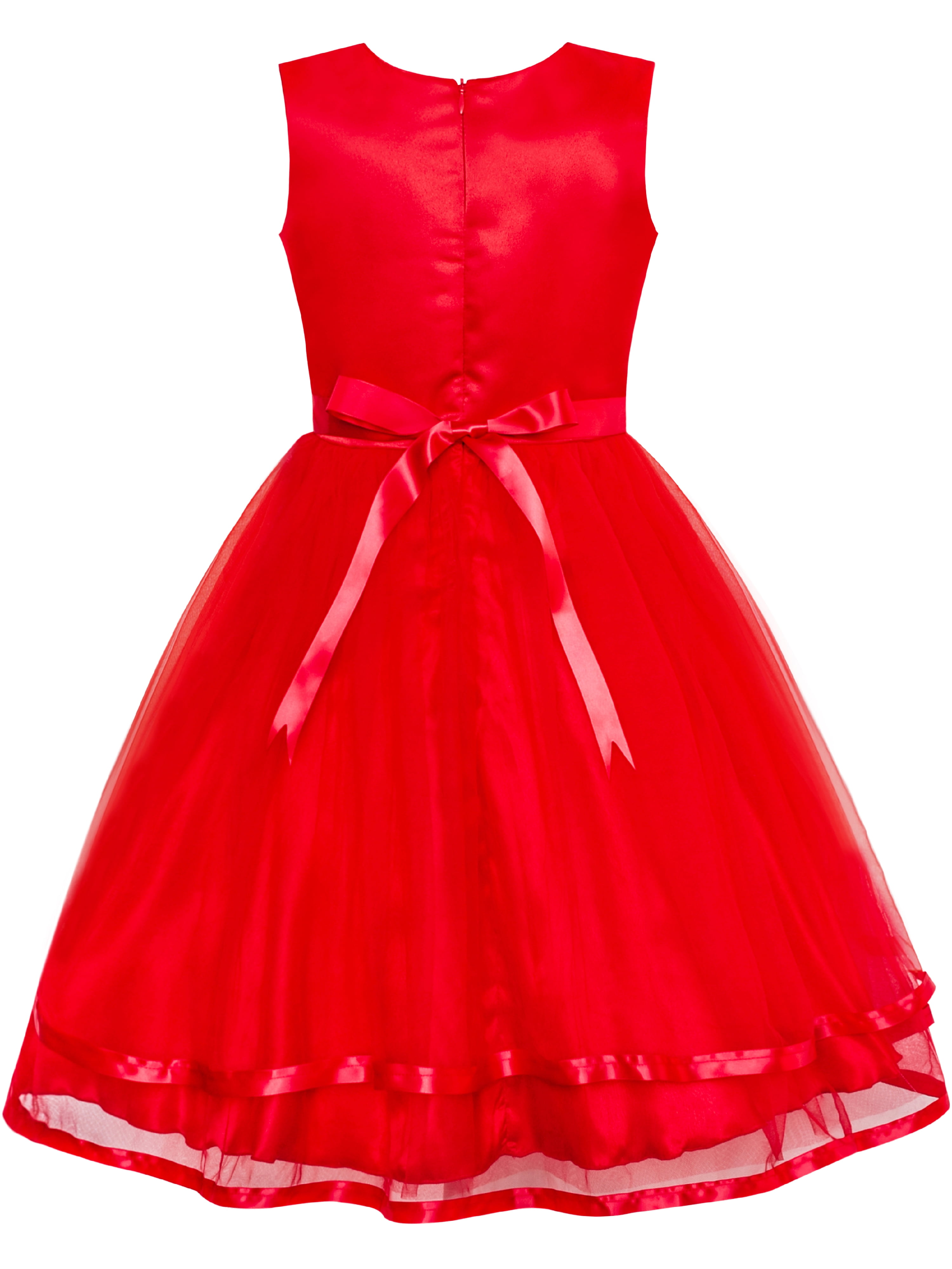 girls red holiday dress