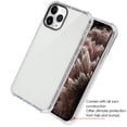 thumbnail image 2 of Apple iPhone 11 PRO MAX Phone Case Transparent Protective Hybrid Heavy Duty Case with Soft TPU Bumper Reinforced 4 Corners Shock Absorption Slim Thin Cover [Crystal Clear ]for Apple iPhone 11 Pro Max, 2 of 7