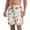 thumbnail image 2 of Disketp Men'S Swim Trunks Hawaiian Breathable Surf Beach Swimsuits Mesh Lining Beach Shorts With Pockets-Mushrooms And Butterflies, 2 of 9