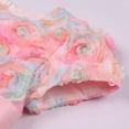 thumbnail image 4 of Girl Short Sleeve 3D Flower Tutu Dresses Holiday Princess Wedding Party Costume, 4 of 5
