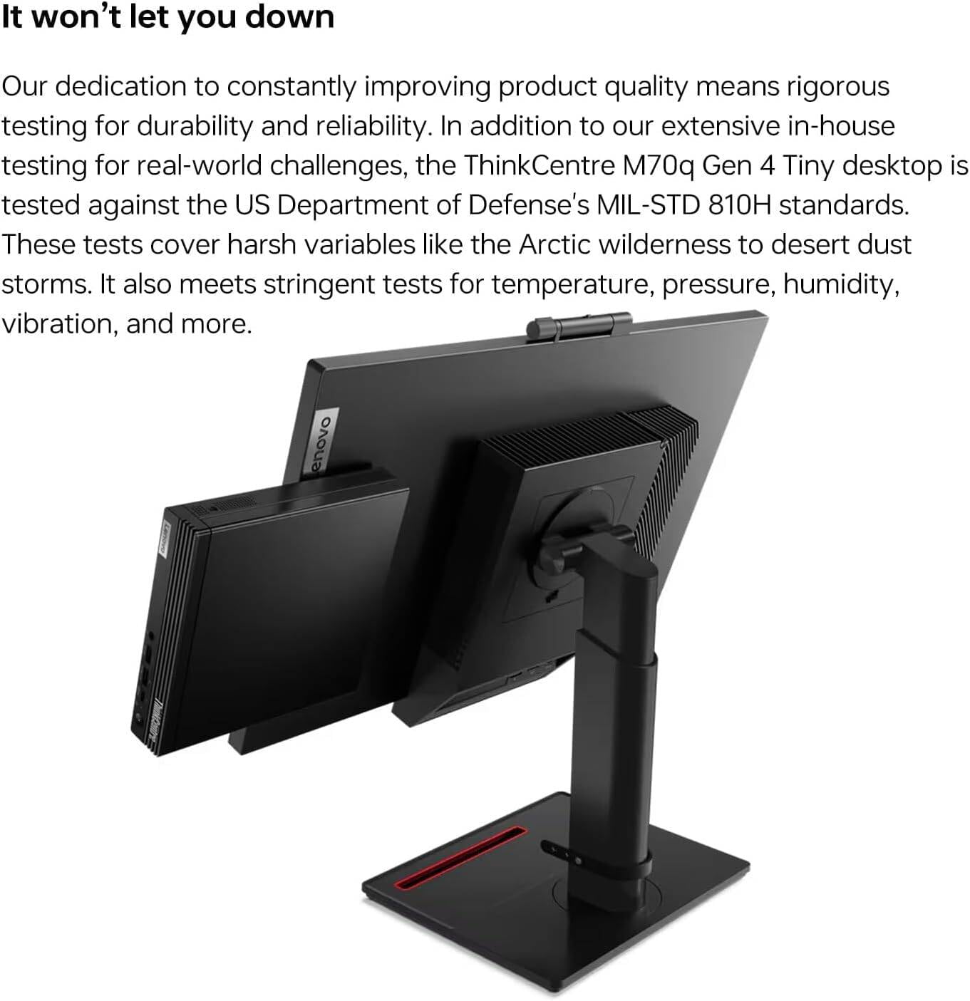 Lenovo ThinkCentre M70q Gen4 au meilleur prix sur