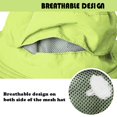 thumbnail image 6 of 2win2buy Net Hat with Neck Face Cover, Sun Hat with Mesh , Anti Mosquito Gnats Net Hat for Hiking, Backpacking,Camping-Green, 6 of 6