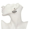 thumbnail image 5 of 50198 Metal Rhinestone Sector High Quality Glass Earring Ear Stud Jewelry Accessory, 5 of 7