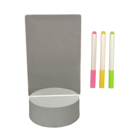 Toystoory Tablero de acrílico iluminado artístico, tablero de mensajes de escritura LED, tablero de mensajes de acrílico iluminado Decoración del hogar do Toque abrir