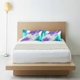 thumbnail image 6 of Yayeee Pillowcase Queen Size Set of 2 Satin Wrinkle Resistant Pillow Case, Green Drawing, 6 of 8