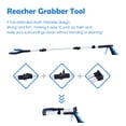thumbnail image 3 of BAOKALER 2Pcs 43" Grabber Reaching Tool, Extra Long Foldable Reachers and Grabbers for Elderly Grab It Reaching Tool with Rotating Jaw + Magnets, Wide Claw Opening Reacher Pick up Tool, Trash Picker, 3 of 12