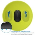 thumbnail image 4 of Disketp Yellow Small Mouse Pad 7.9x7.9 Inches,Washable Round Mousepad For Office Laptop Computer,Non-Slip Rubber Base Mouse Pads For Wireless Mouse, 4 of 9