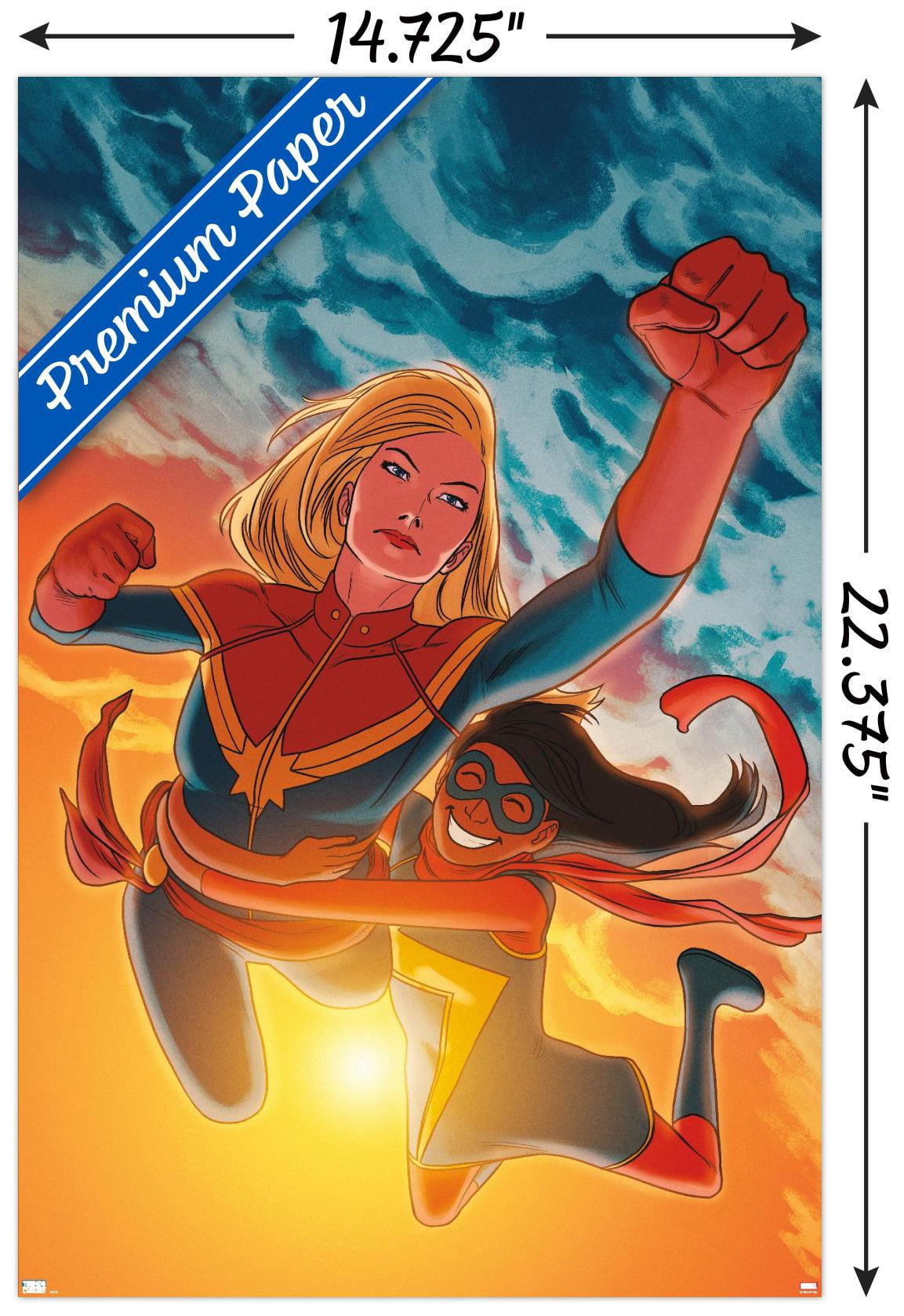 Marvel Comics - Ms. Marvel - Ms. Marvel #17 Wall Poster, 14.725" x 22.375"