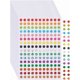 thumbnail image 1 of 1760 pegatinas decorativas autoadhesivas redondas de colores variados, 142,5 x 101 x 0,1 mm, 1 of 3