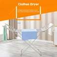 thumbnail image 4 of Foldable Laundry Rack, Portable Clothes Dryer Waterproof Power Switc Aluminium Alloy+ABS  For Balcony For Dormitory For Home EU Plug, 4 of 8