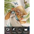thumbnail image 7 of Ocean Gnomes Cloth Napkins Set of 8 Reusable Dinner Napkins, Coastal Shell Palm Leaf Shell Starfish Cocktail Napkin Washable Table Napkins for Wedding/Holiday Party/Baby Shower 20"x20", 7 of 7