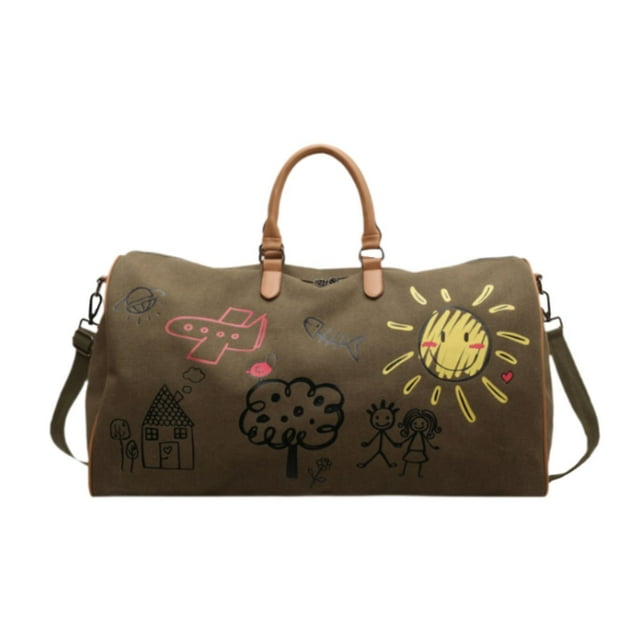 Bolsa de viaje, bolsa deportiva, bolsa de gimnasio, bolsa para fitness, viajes de semana, gimnasio Verde