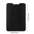 thumbnail image 3 of Cargador Panel Solar 10W Y 5V IP65 Al para Google Nest Cam Exteriores Interiores, 3 of 8