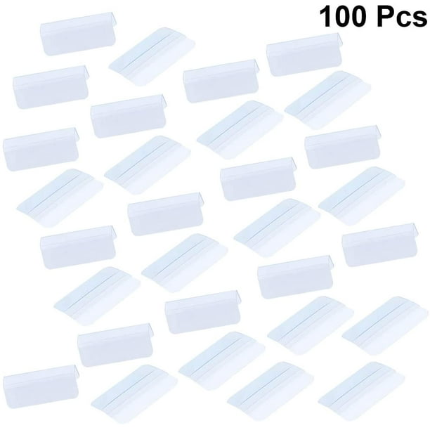 100pcs Earring Card Adapter Adhesive Lip Hanger SelfAdhesive