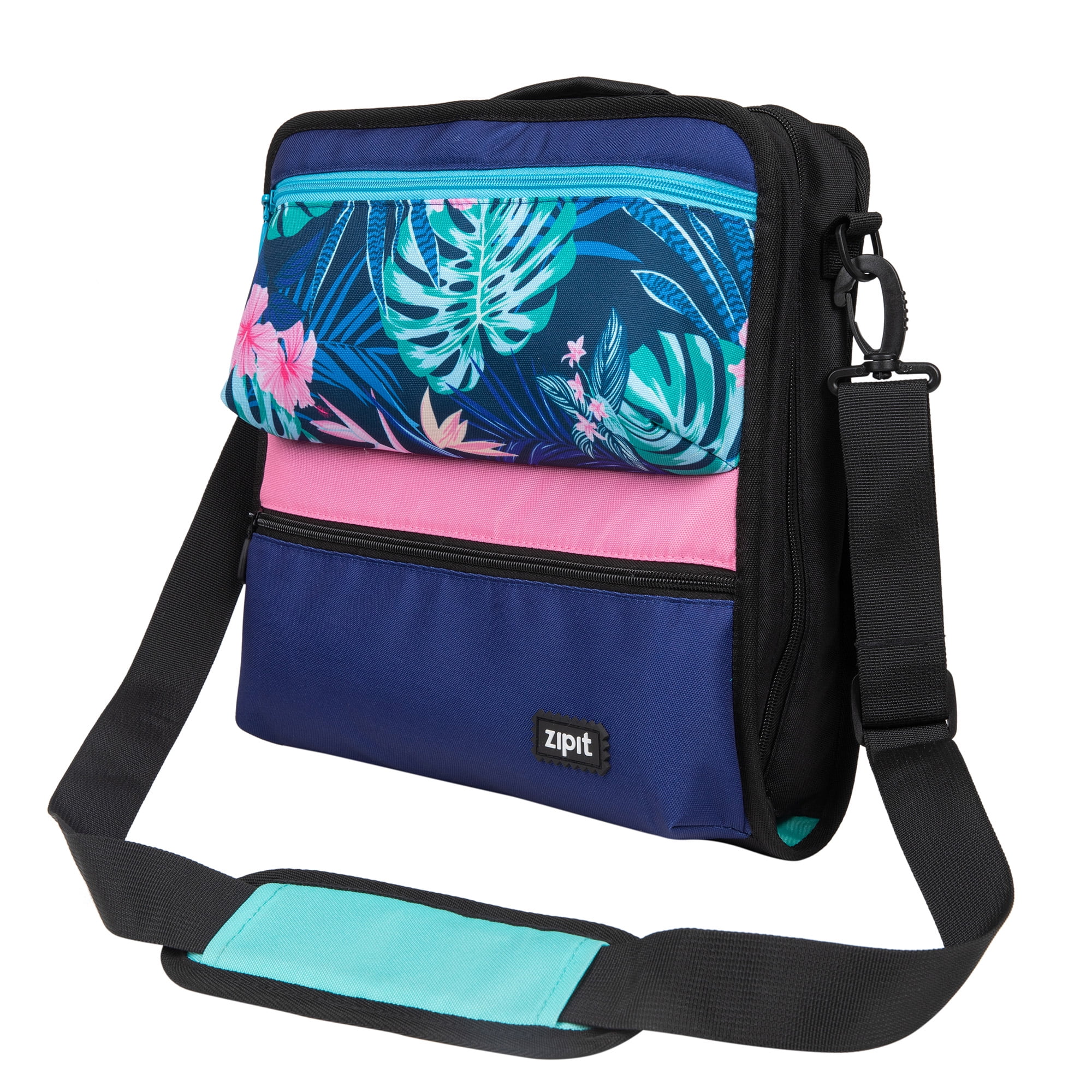 ZIPIT & GO 2” Fashion Zipper Binder, 3 Ring Organizer Bag for Teens and