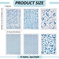 thumbnail image 2 of 6 Styles Ceramic Decals Clay Transfer Paper Underglaze Transfers Overglaze Enamel Decal for Pottery Paper Sheets for Pottery Art 21.14x14.92 inches, 2 of 8