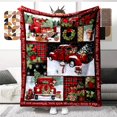 thumbnail image 1 of Manta de franela de felpa suave ultraligera para sofá, cama, sofá, los mejores regalos de oficina, Feliz Navidad, 1 of 4