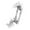 Silver, variant on Dvkptbk Folding Repair Multifunction 11-In-1 Bicycle Repair Tool Kits with Screwdriver Wrench Bike Tool Bike Accessories