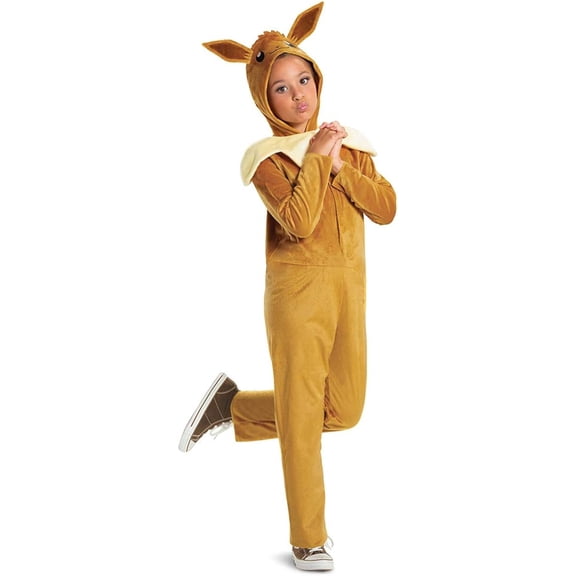 Disguise Pokemon Eevee Child Costume Jumpsuit | Large (10-12) Unisex