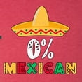 thumbnail image 6 of Wild Bobby 0% Mexican Sombrero Cinco De Mayo Women Tri-Blend Racerback Tank Top, 6 of 6