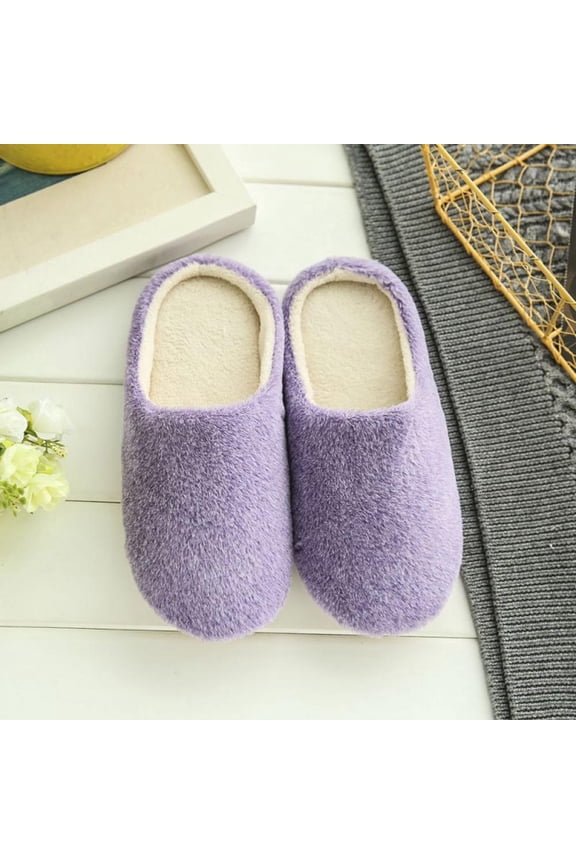 Wuffmeow Women Winter Warm Ful Slippers Cotton Sheep Home Slippers
