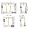 thumbnail image 2 of Yayeee Rocker Switch Wall Plate 2-Gang 4.7"x4.6" Home Decorative Outlet Cover, Adorable Bunnies, 2 of 6
