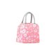 thumbnail image 1 of Naiovety Fiambrera portátil, bolsa de tela impermeable, enfriador térmico de alimentos, bolsa de almacenamiento de Picnic con aislamiento de flores, Kits de desorden para acampar Rosado Naiovety OD027724-03, 1 of 1