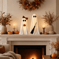 thumbnail image 5 of Light Up Ghost Halloween Decorations, 2 Piece Glowing Ghost Couple Figurines for Indoor Tabletop Decor, Halloween Party Decorations for Mantel, Shelf, Fireplace and Home Holiday Display, 5 of 9